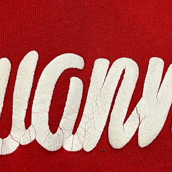 Vintage 80s Dear Santa I want it All! Christmas Xmas Holiday Ugly Sweatshirt - Picture 4 of 5